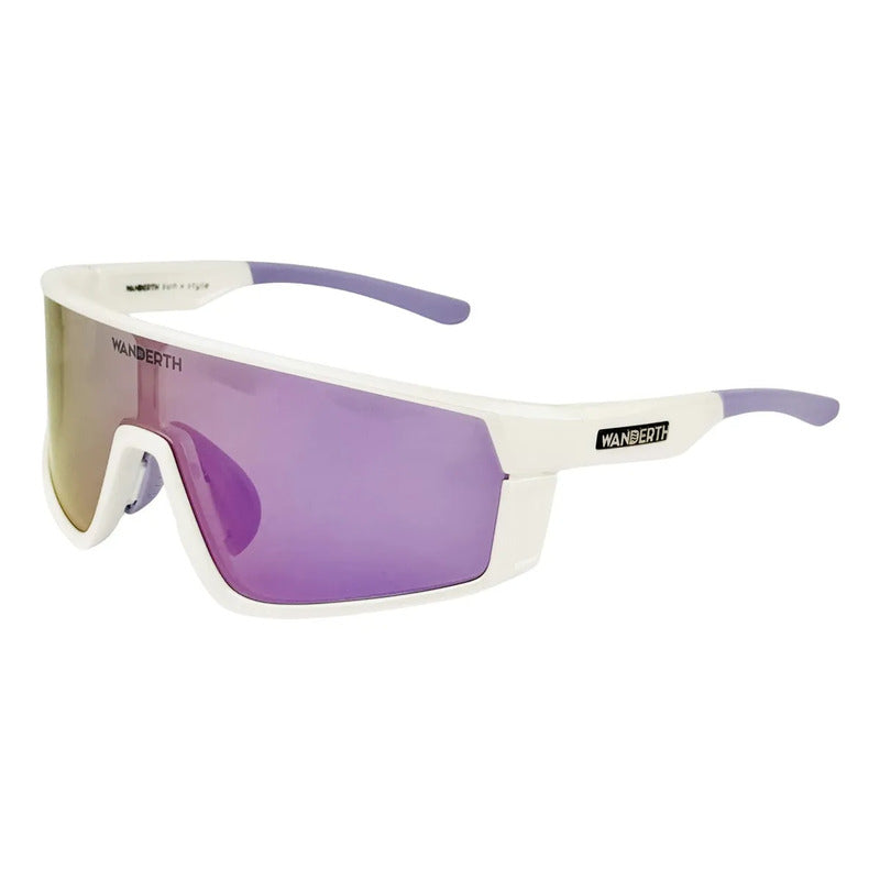 Wanderth Lentes Blaze Run Fusion Mirror Lila Blanco