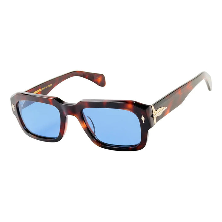 Wanderth Lentes De Sol Capri Solido Animal Print Azul