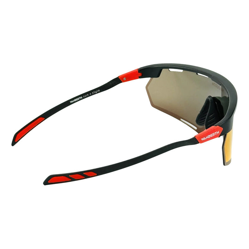 Wanderth Lentes Maximus Blaze New Mirror Rojo Negro