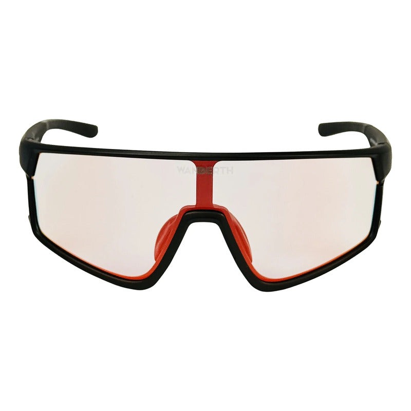 Wanderth Lentes Blaze Run Fusion Mirror Rojo Negro