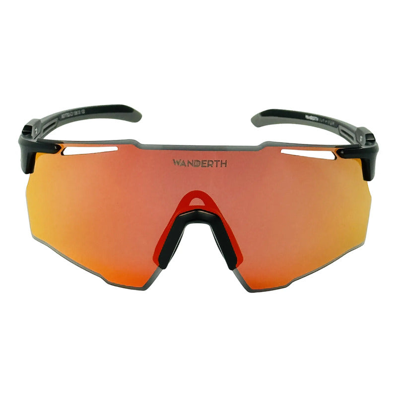 Wanderth Lentes Ultron New  Mirror Rojo Negro/gris