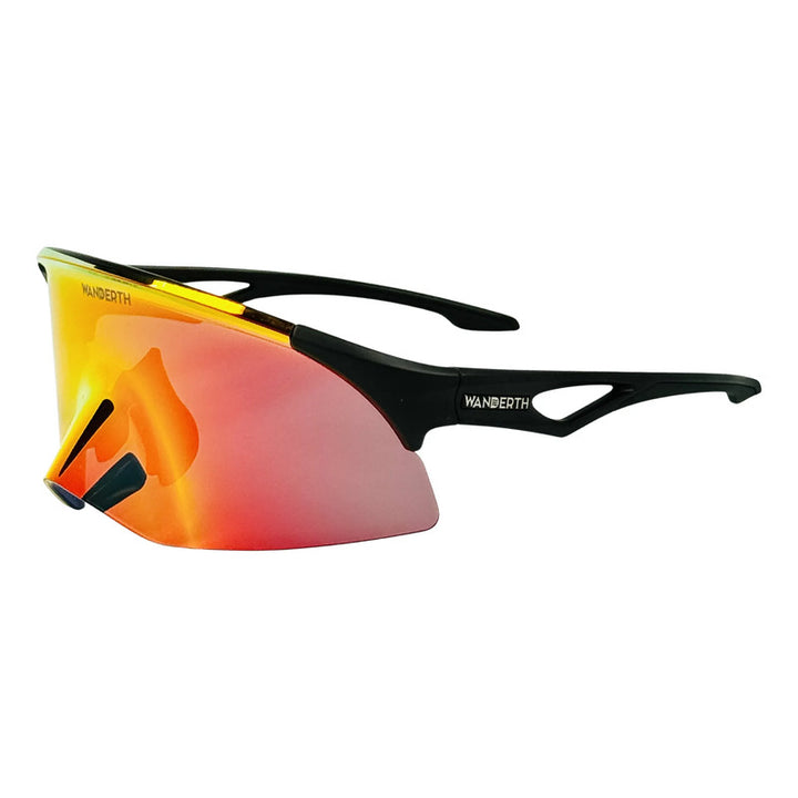 Wanderth Lentes Plutonium Mirror Rojo Negro