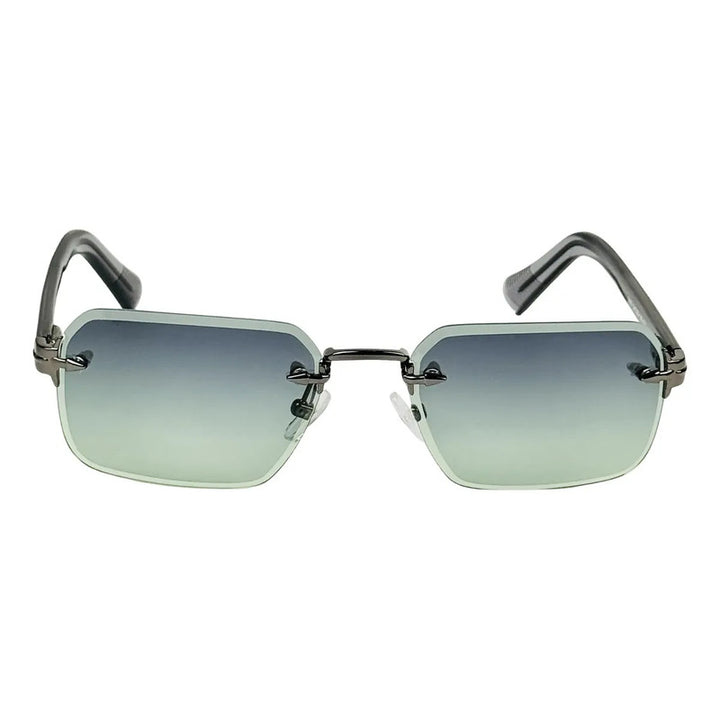 Wanderth Gafas Sol Sunedge Tres Piezas Gris Verde Gunmetal Gris Cristal