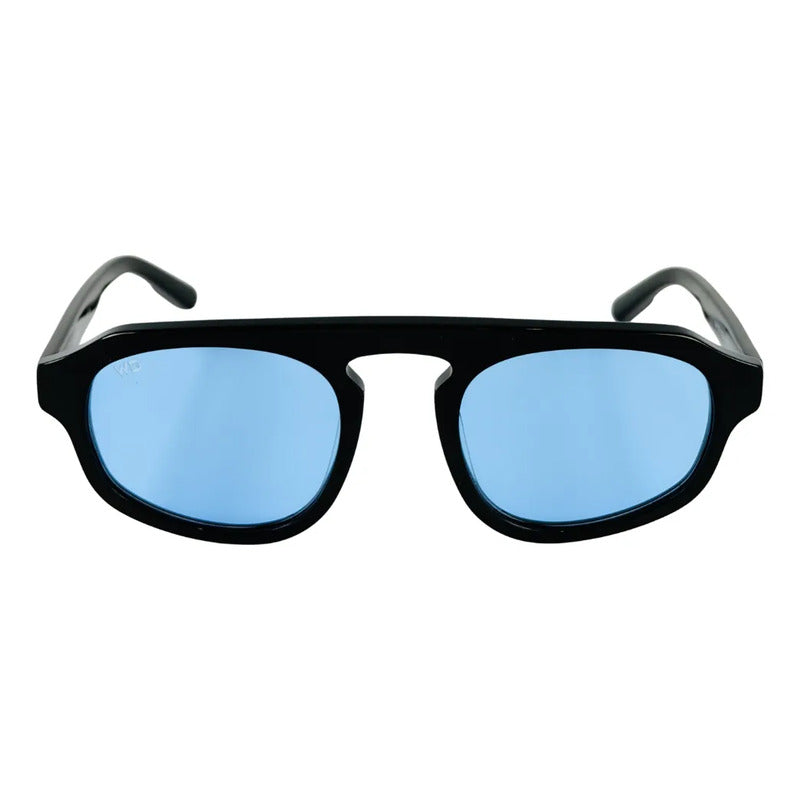 Wanderth Lentes De Sol  Marea Solido Negro Azul