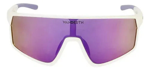 Wanderth Lentes Blaze Run Fusion Mirror Lila Blanco