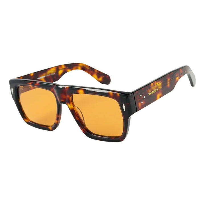 Wanderth Lentes De Sol Sereia Degrade Animal Print Naranja Claro Negro