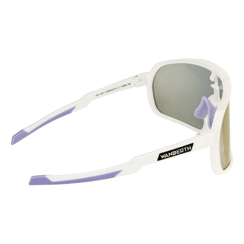 Wanderth  Lentes Strength Fusion Mirror Violeta Blanco