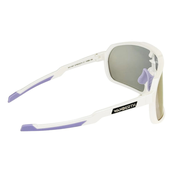 Wanderth  Lentes Strength Fusion Mirror Violeta Blanco