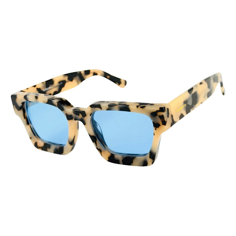 Wanderth Lentes De Sol  Ardea Solido Animal Print Azul