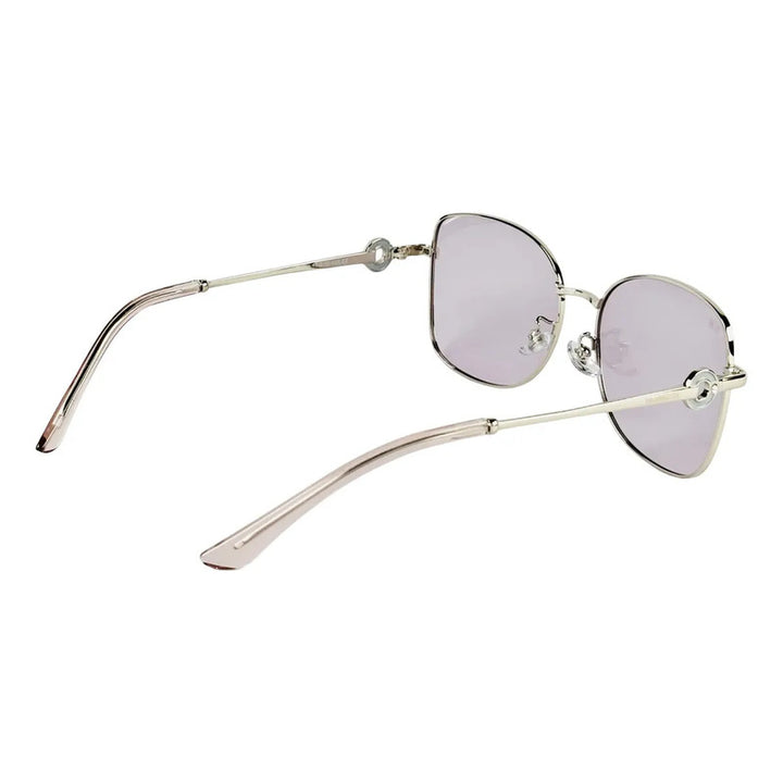 Wanderth Lentes De Sol Solaris Color Plateado Lente Rosa Claro Varilla Plateado Armazón Plateado Diseño Fashion