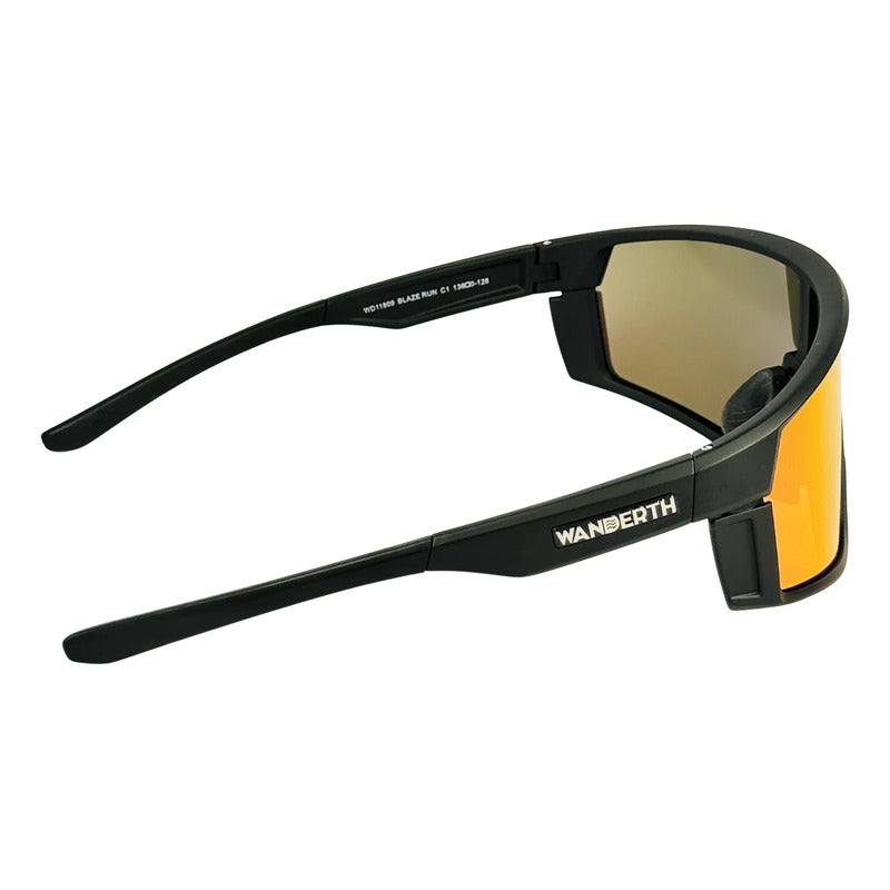 Wanderth Lentes Blaze Run Fusion Mirror Rojo Negro