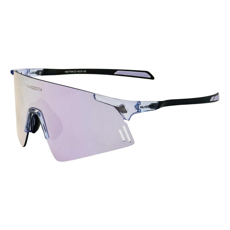 Wanderth Lentes Speed Advance New Mirror Violeta Morado Cristal