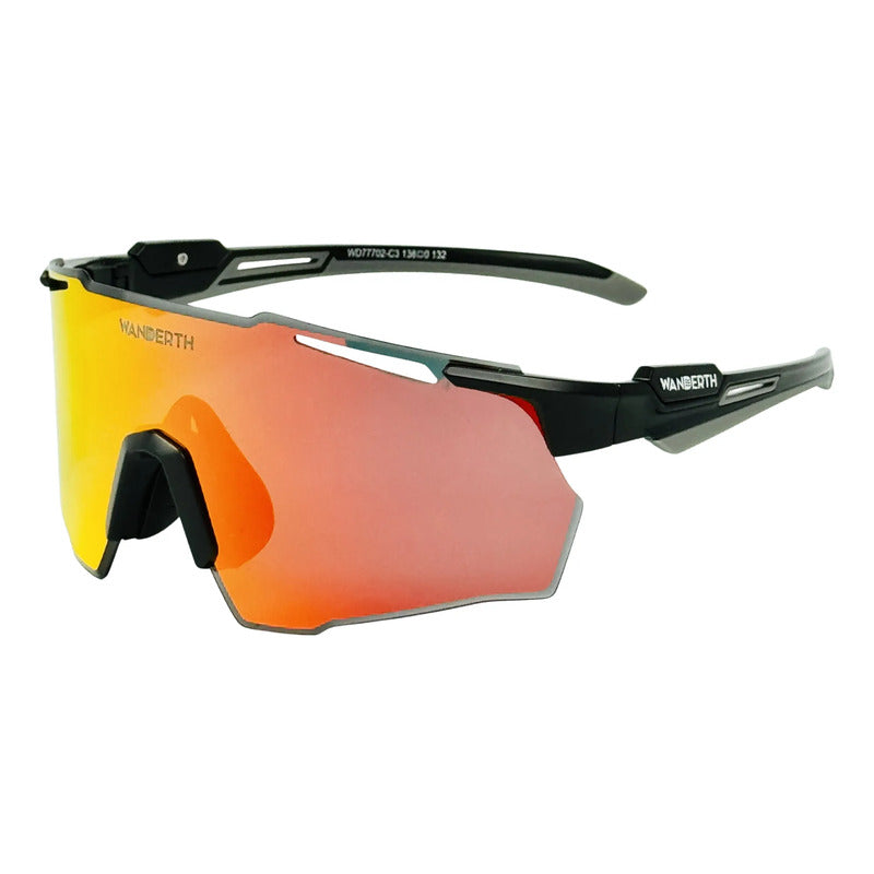 Wanderth Lentes Ultron New Fusion  Mirror Rojo Negro/gris