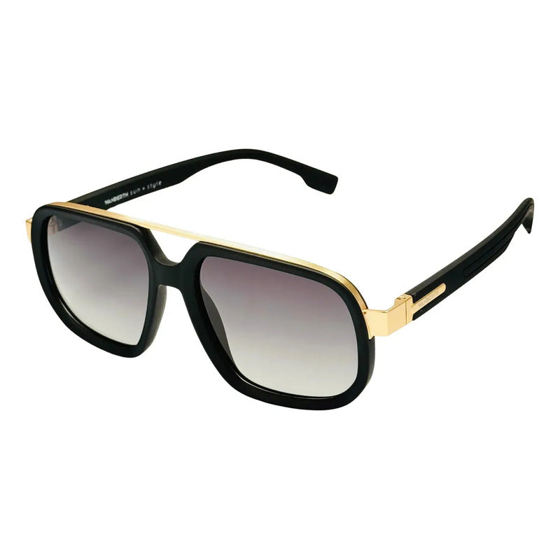 Wanderth Lentes De Sol Titanus Color Negro Dorado Lente Negro Degrade Varilla Negro/dorado Armazón Negro/dorado Diseño Classic