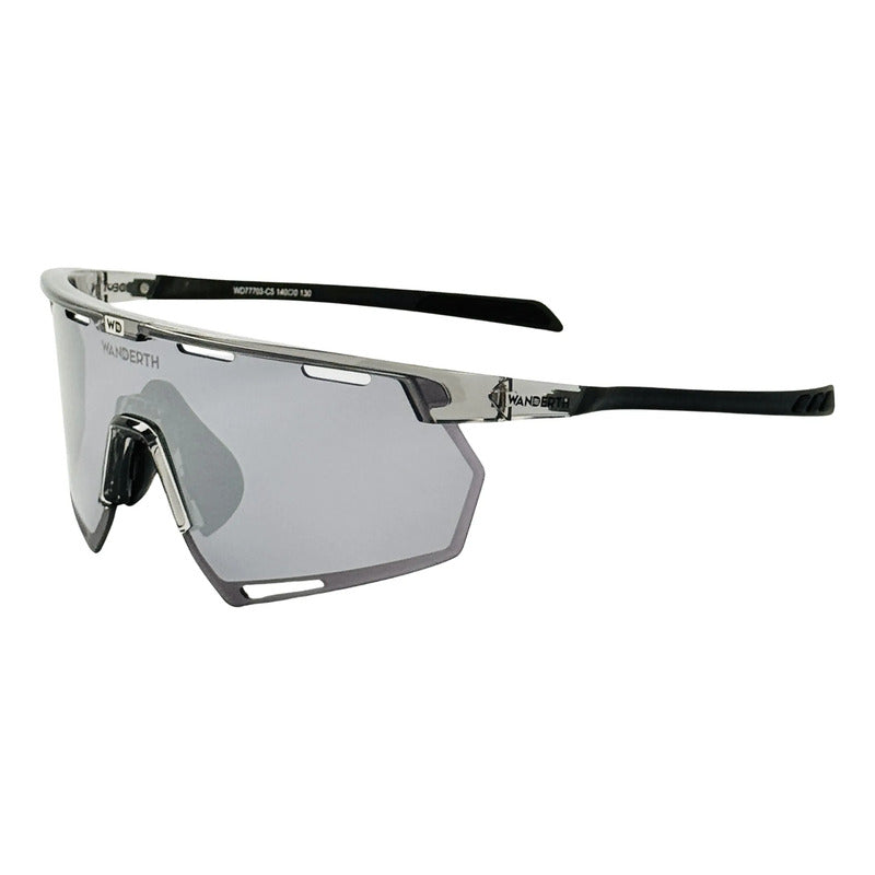 Wanderth Lentes Maximus Blaze New Mirror Plateado Gris Cristal
