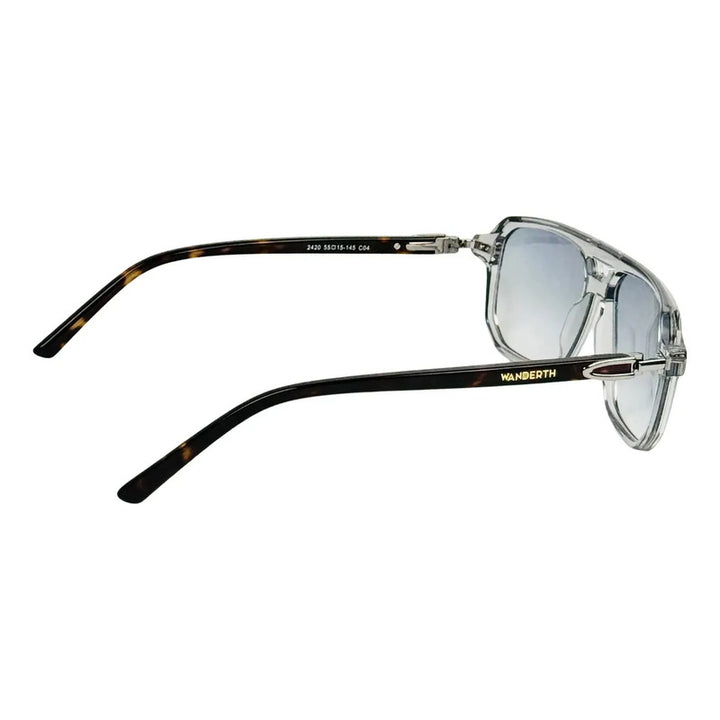 Wanderth Gafas Sol Sunfire Casual Transparente Azul Animal Print