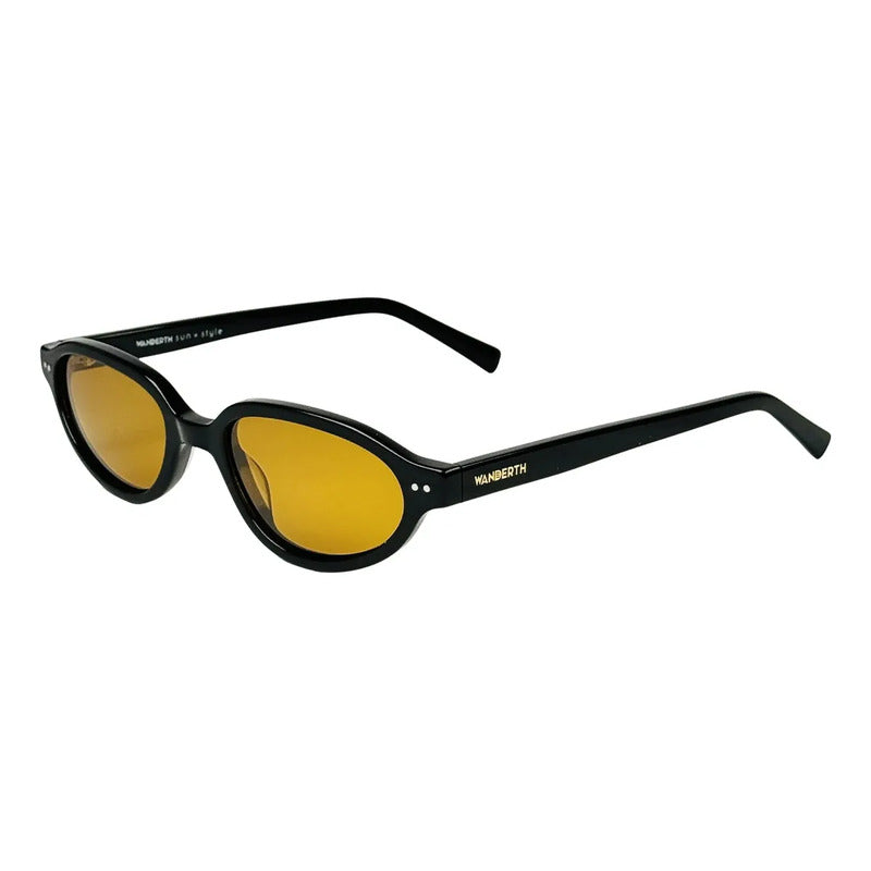 Wanderth Gafas Sol Daybreak Fashion Negro Ámbar