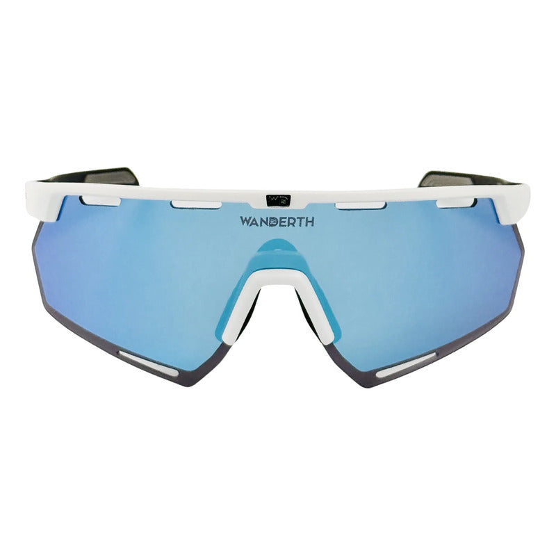 Wanderth Lentes Maximus Blaze New Mirror Azul Blanco