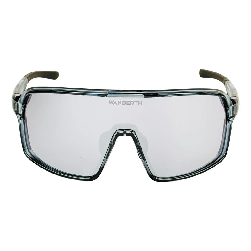 Wanderth Lentes Time Race 2 Mirror Plateado Azul Acero