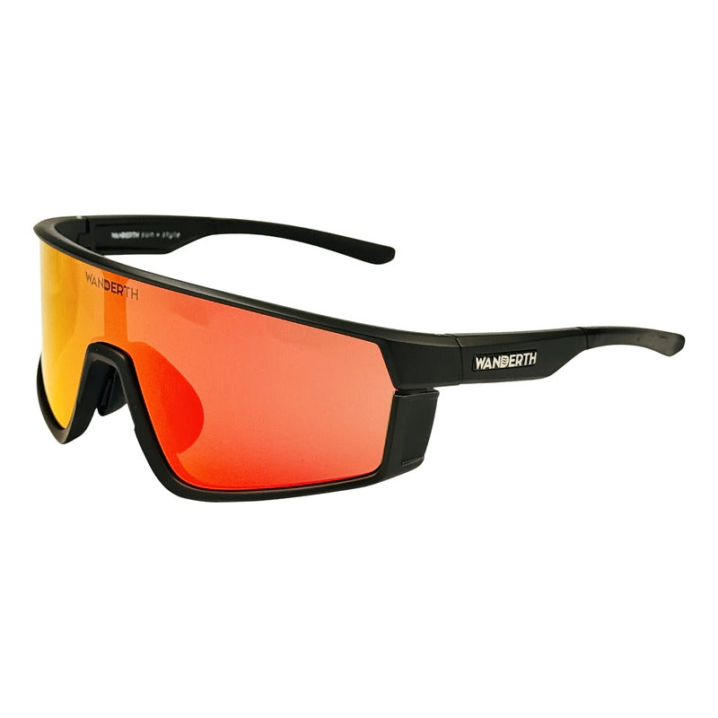 Wanderth Lentes Blaze Run Fusion Mirror Rojo Negro