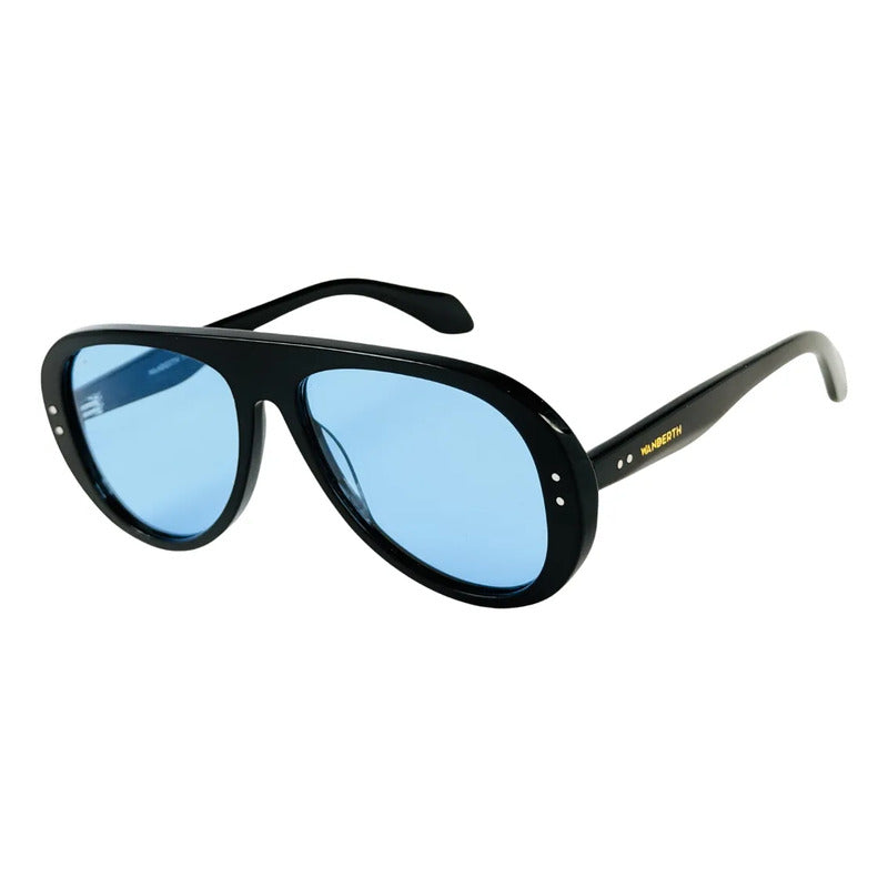 Wanderth Lentes De Sol  Aurel Solido Animal Print Verde Negro