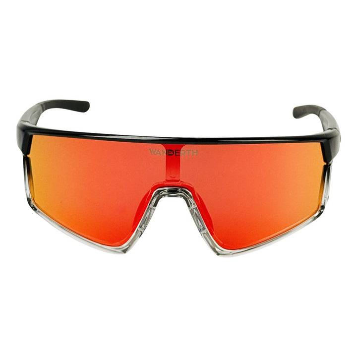 Wanderth Lentes Blaze Run Rojo Negro/degrade Transparente