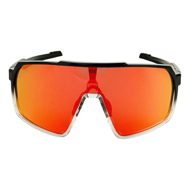 Wanderth Lentes Strength Fusion Mirror Rojo Negro/degrade Transparente