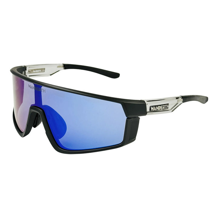 Wanderth Lentes Blaze Run Fusion Mirror Azul Negro