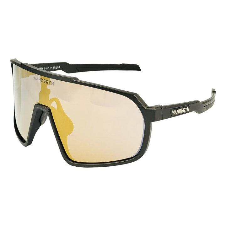 Wanderth  Lentes Strength Fusion Mirror Dorado Negro