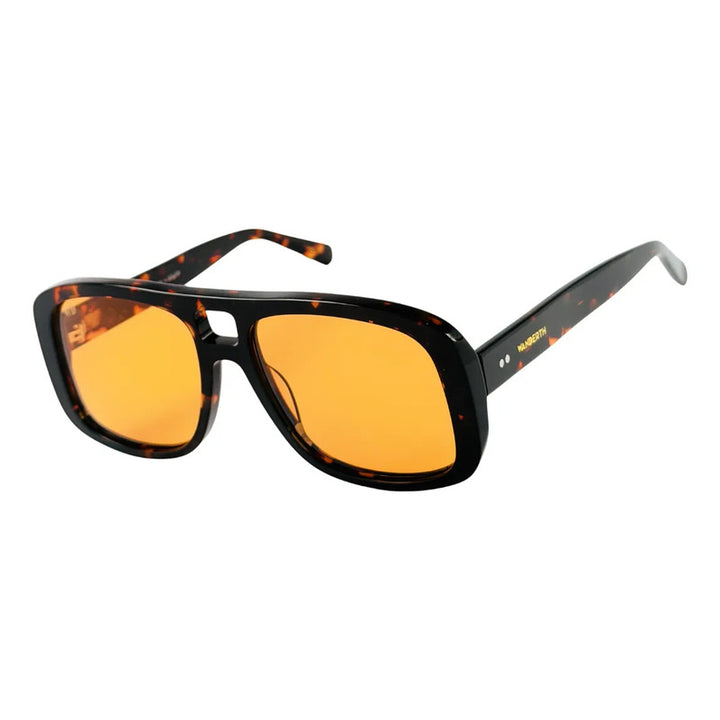 Wanderth Lentes De Sol Savia Solido Animal Print Naranja Claro