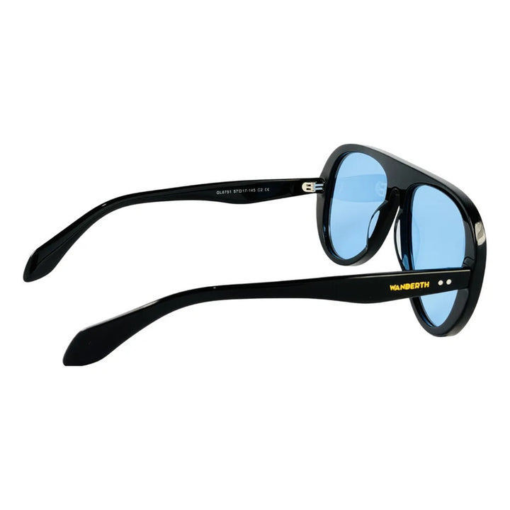 Wanderth Lentes De Sol  Aurel Solido Animal Print Verde Negro