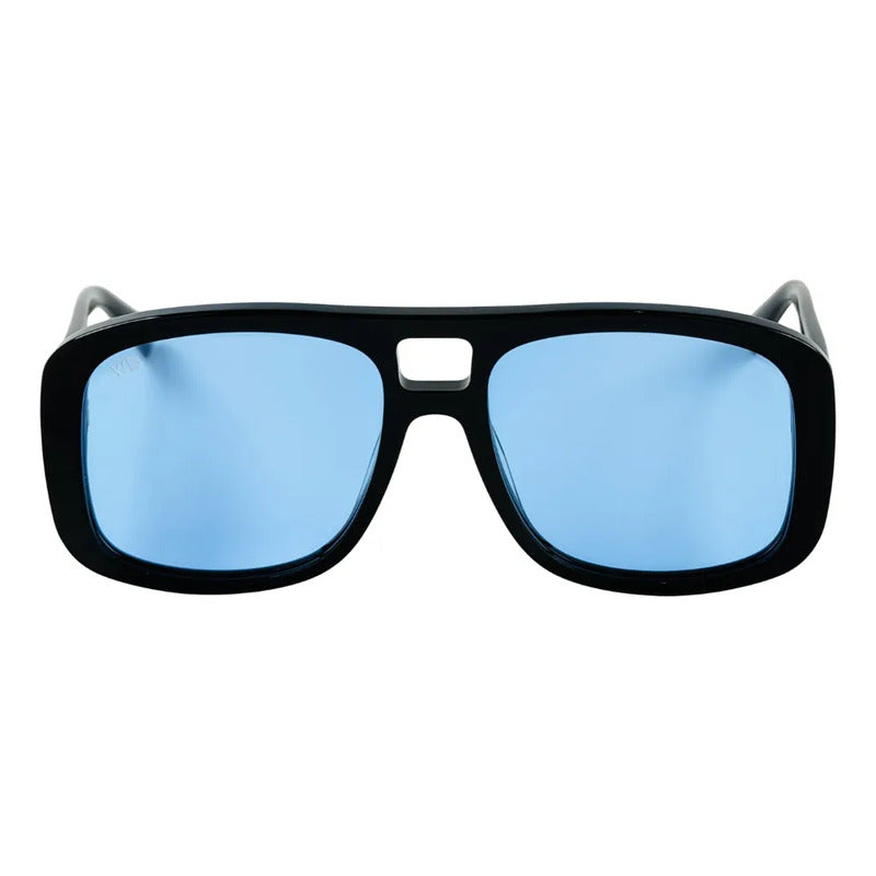 Wanderth Lentes De Sol Savia Solido Negro Azul