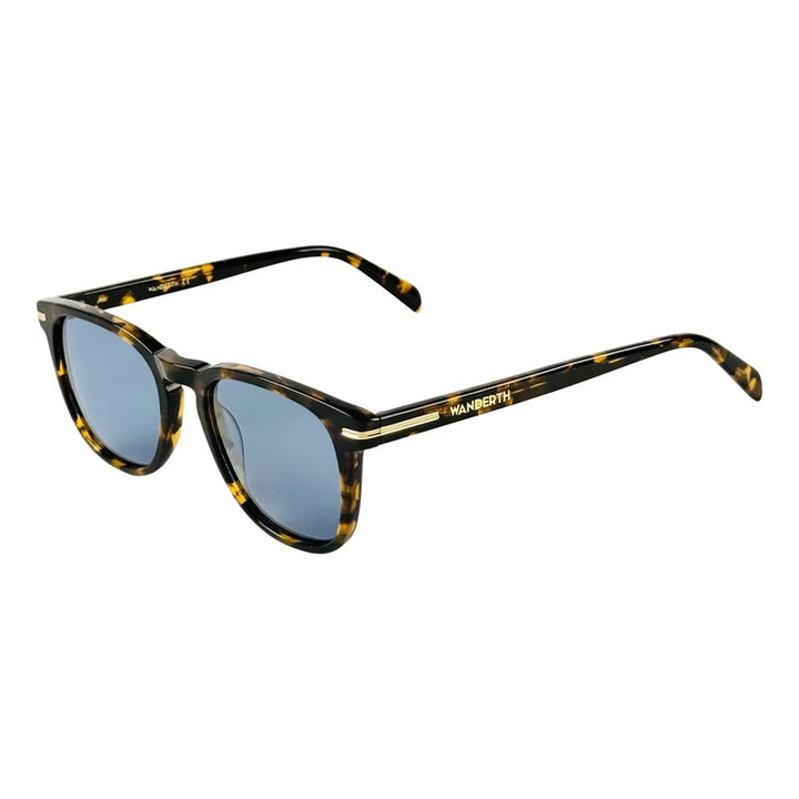 Wanderth Lentes De Sol Orion Color Animal Print Lente Azul Varilla Animal Print Armazón Animal Print Diseño Fashion