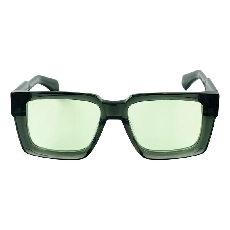 Wanderth Lentes De Sol Sahara Solido Verde Verde Claro