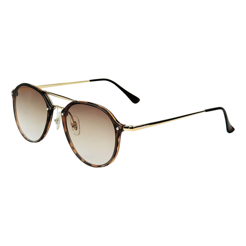 Wanderth Gafas Sol Luminox Fashion Animal Print Marrón Claro