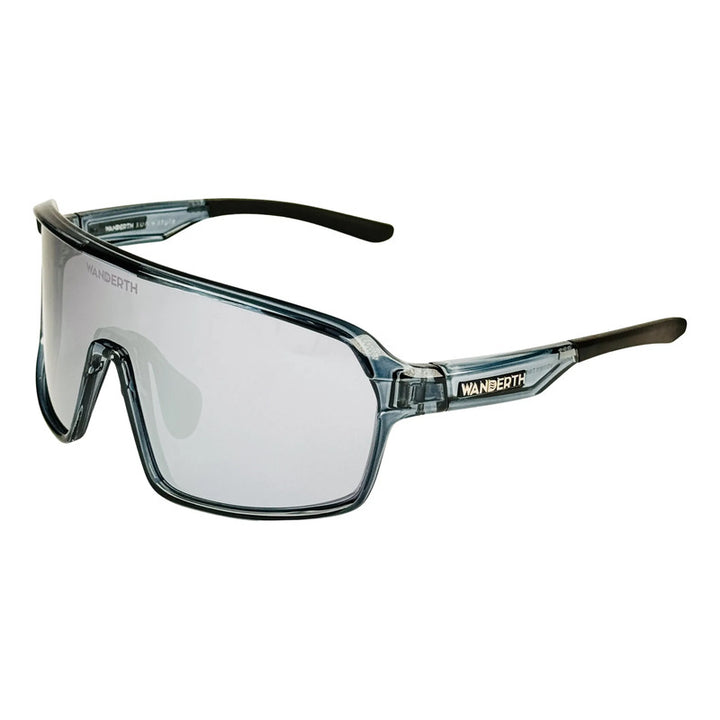 Wanderth Lentes Time Race 2 Mirror Plateado Azul Acero