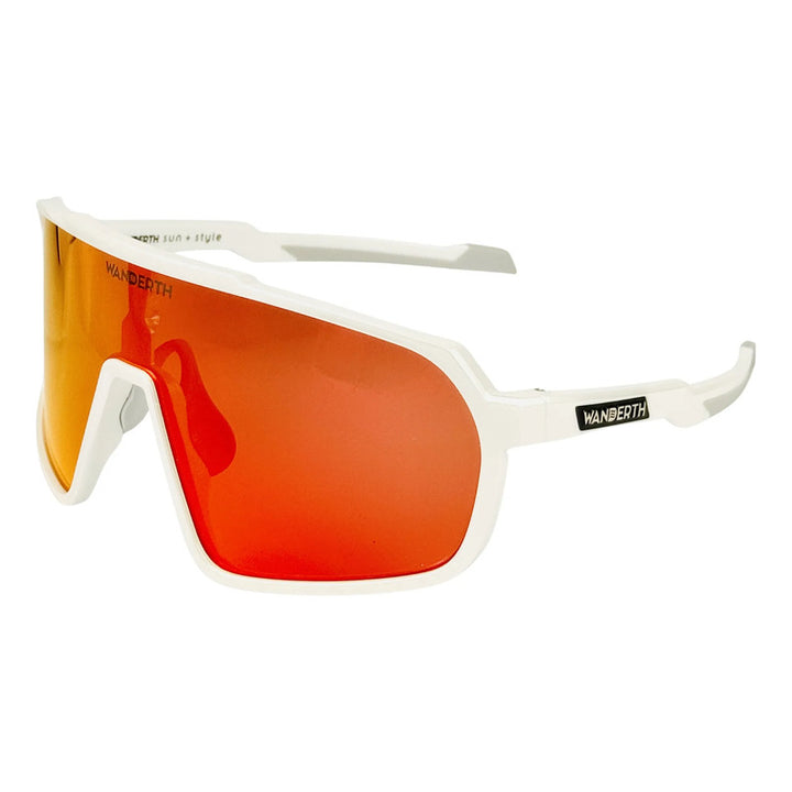 Wanderth  Lentes Strength Fusion Mirror Rojo Blanco