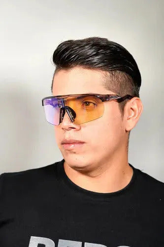 Wanderth Lentes Strong S Fusion Mirror Rojo Negro