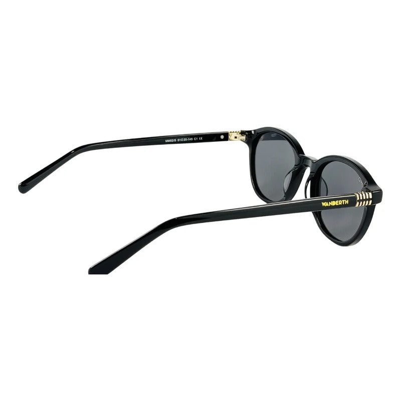 Wanderth Lentes De Sol  Vanta Solido Animal Print Gris Negro