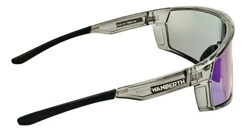 Wanderth Lentes Blaze Run Fusion Mirror Lila Blanco