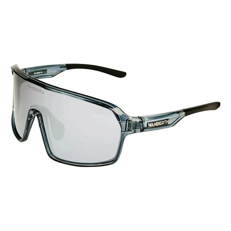 Wanderth Lentes Time Race 2 Mirror Plateado Azul Acero