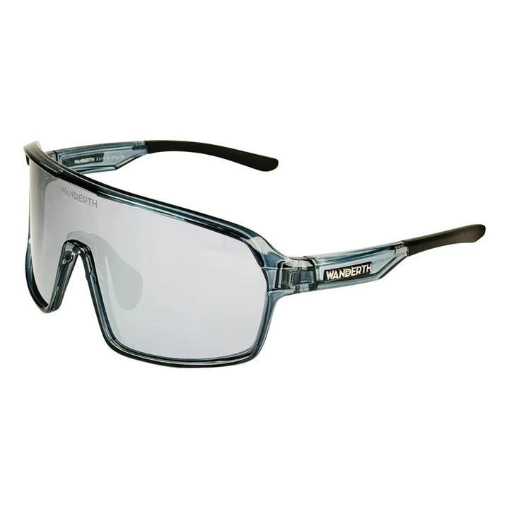 Wanderth Lentes Time Race 2 Mirror Plateado Azul Acero
