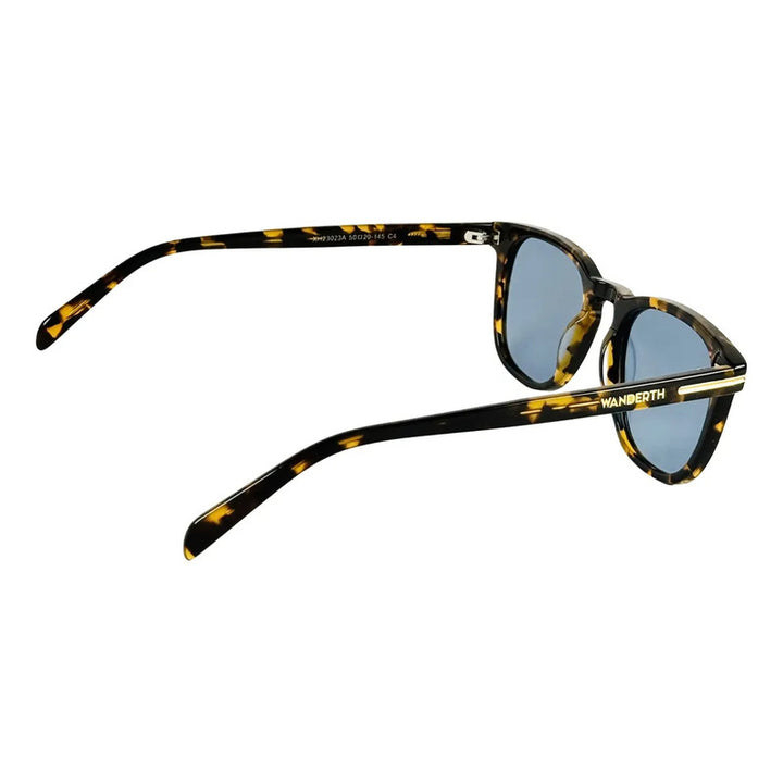 Wanderth Lentes De Sol Orion Color Animal Print Lente Azul Varilla Animal Print Armazón Animal Print Diseño Fashion