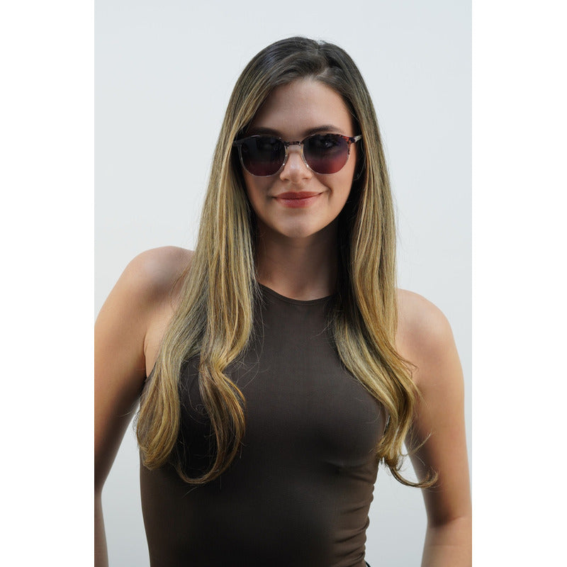 Wanderth Lentes De Sol Mistral Color Animal Print/transparente Lente Rosa Varilla Animal Print/transparente Armazón Gris Transparente Diseño Fashion