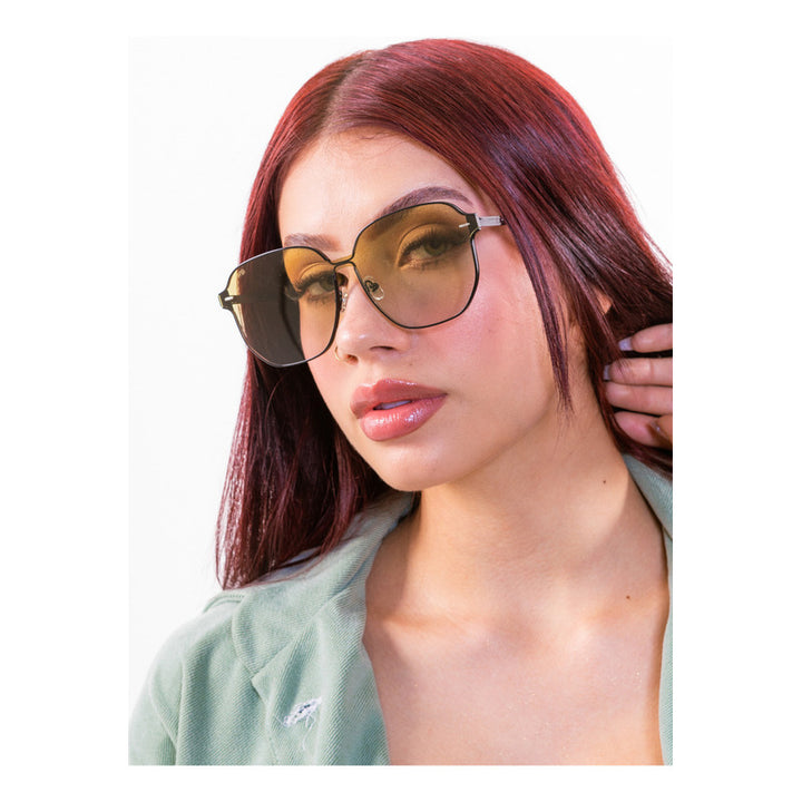 Wanderth Lentes De Sol Rayden Color Negro Lente Verde Varilla Negro Armazón Negro Diseño Fashion