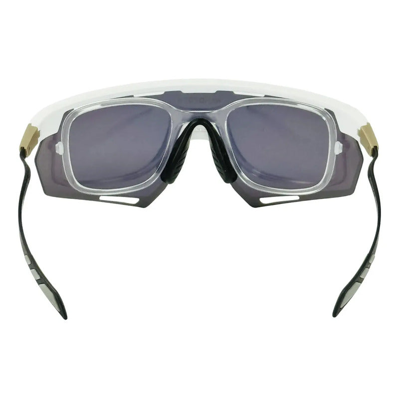 Wanderth Lentes Maximus Blaze New Mirror Dorado Blanco