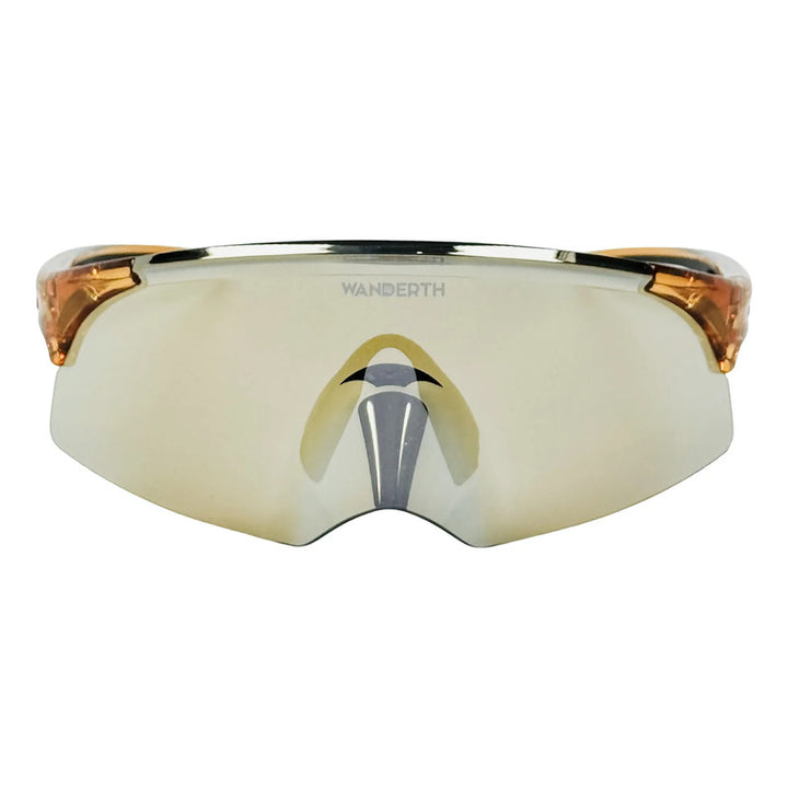 Wanderth Lentes Plutonium Mirror Dorado Marrón Claro