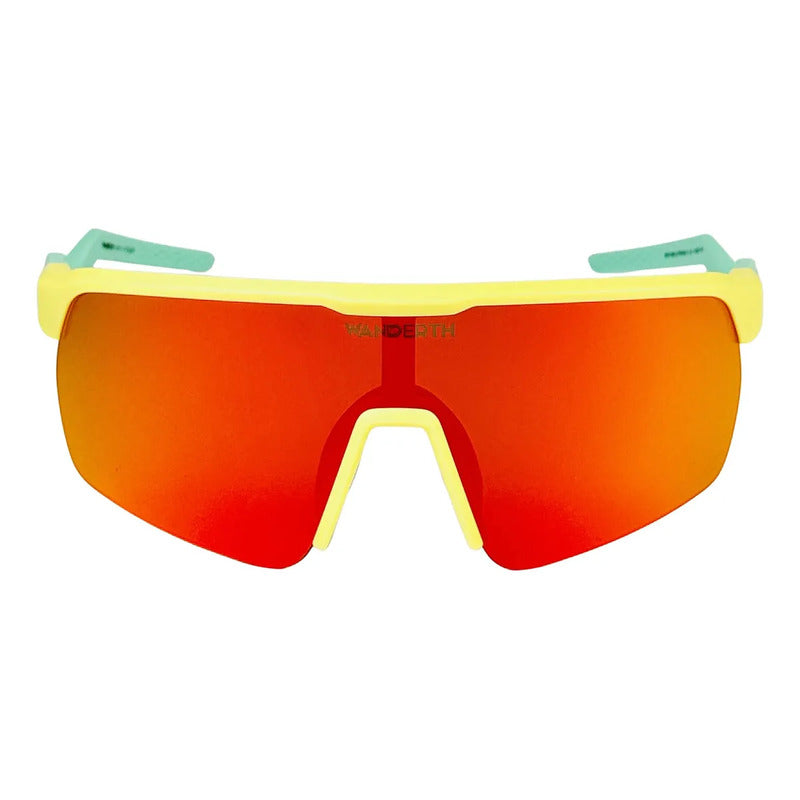 Wanderth Lentes Strong S Fusion Mirror Rojo Verde Claro