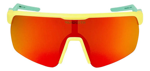 Wanderth Lentes Strong S Fusion Mirror Rojo Negro