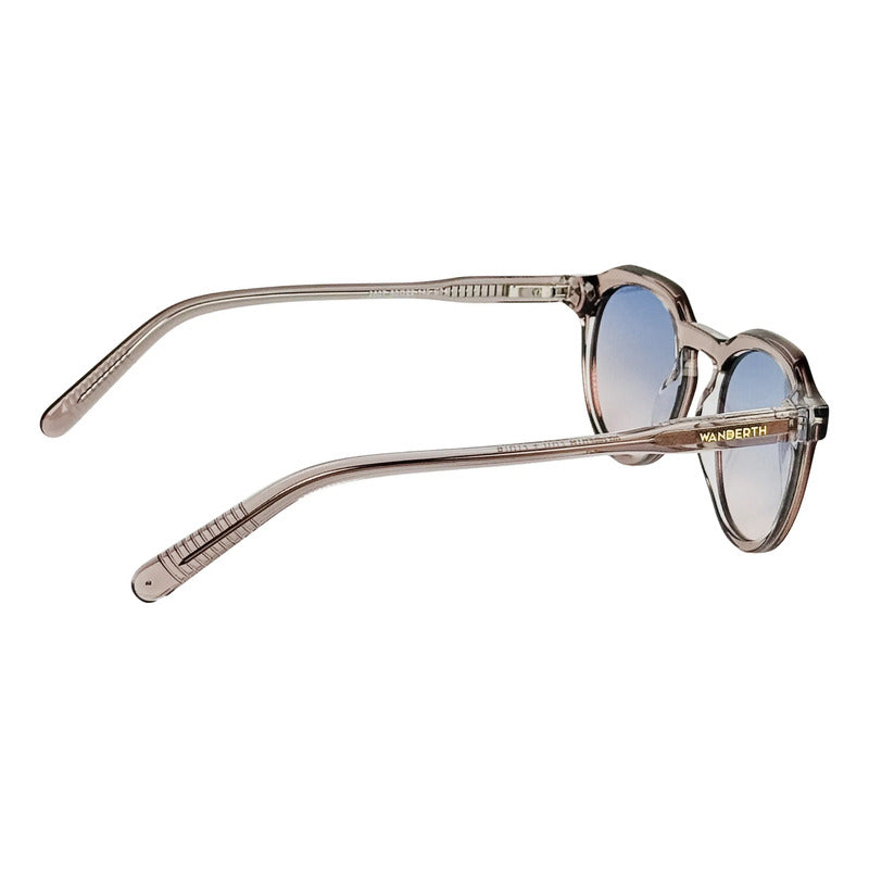Wanderth Gafas Sol Sunstorm Casual Marrón Claro Azul Acero